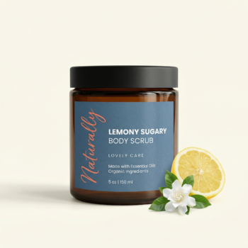 Lemony Sugary Body Scrub